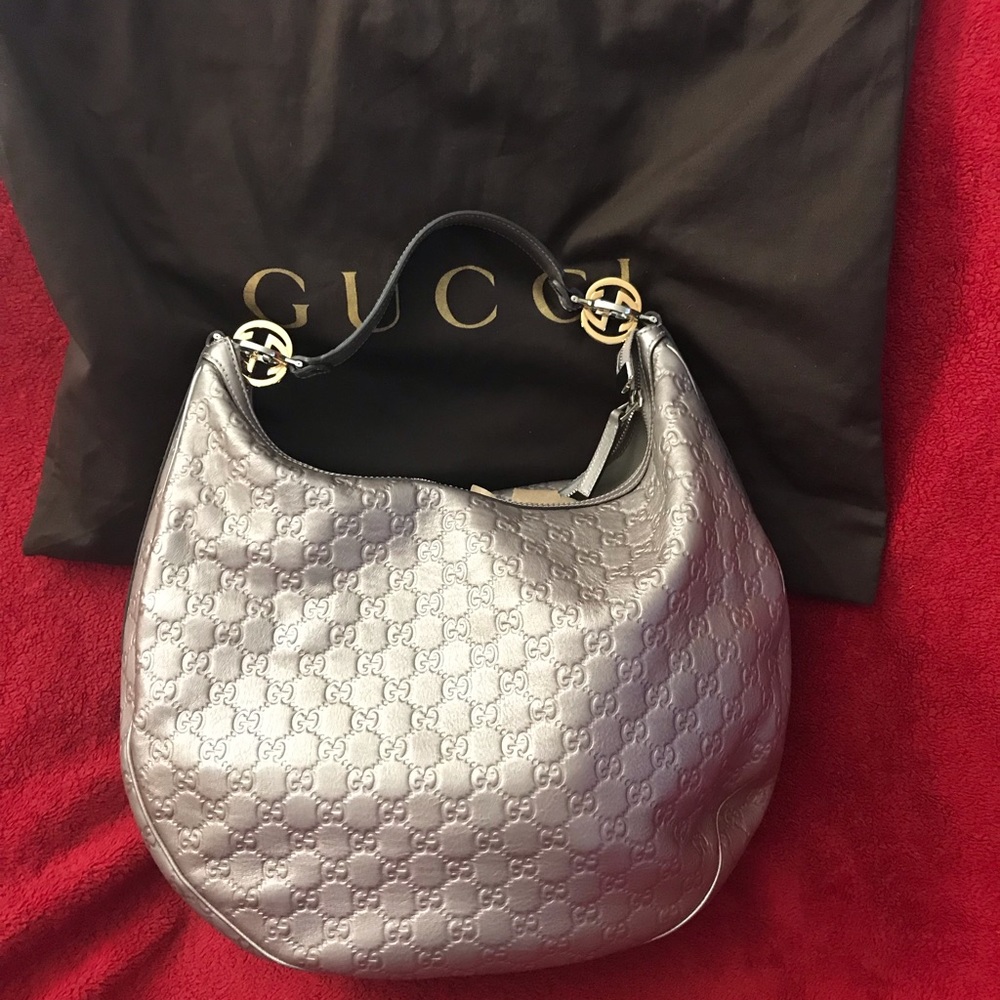 GUCCI GUCCISSIMA GG Hobo Bag
